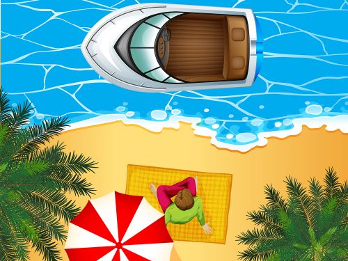 Summer Vacation Illustration