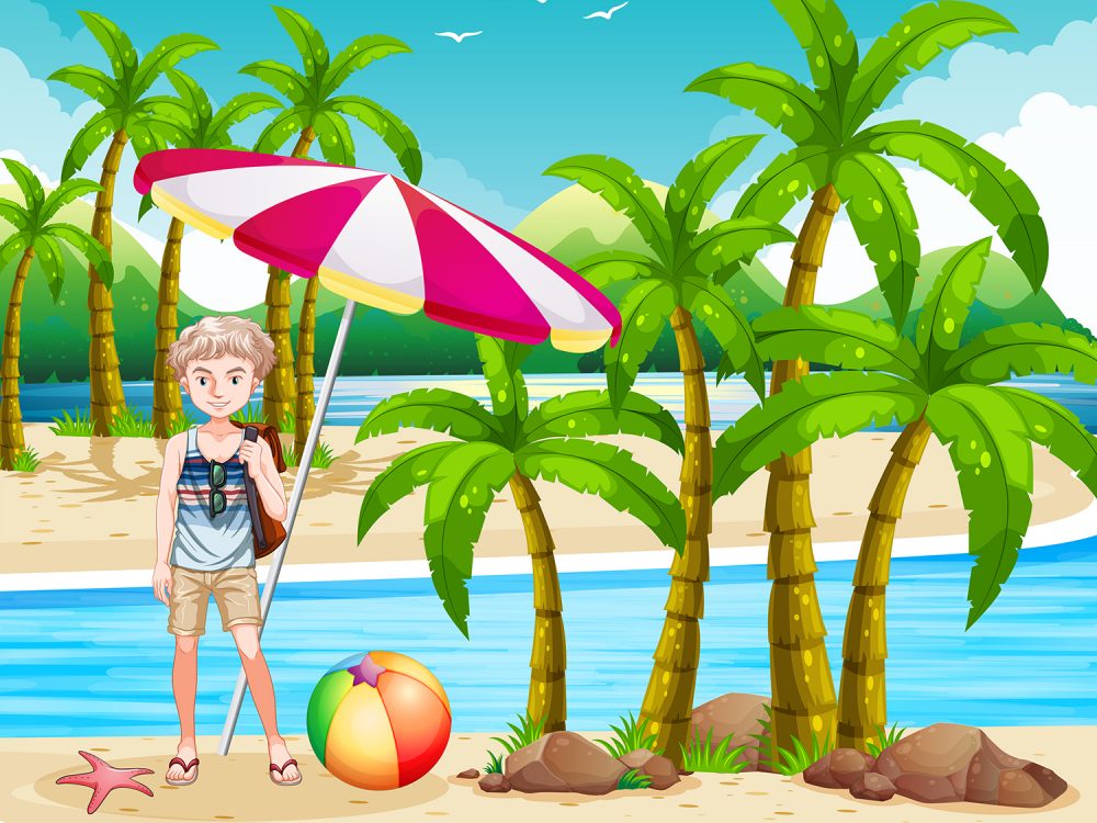 Summer Vacation Illustration