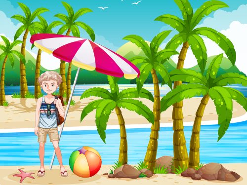 Summer Vacation Illustration