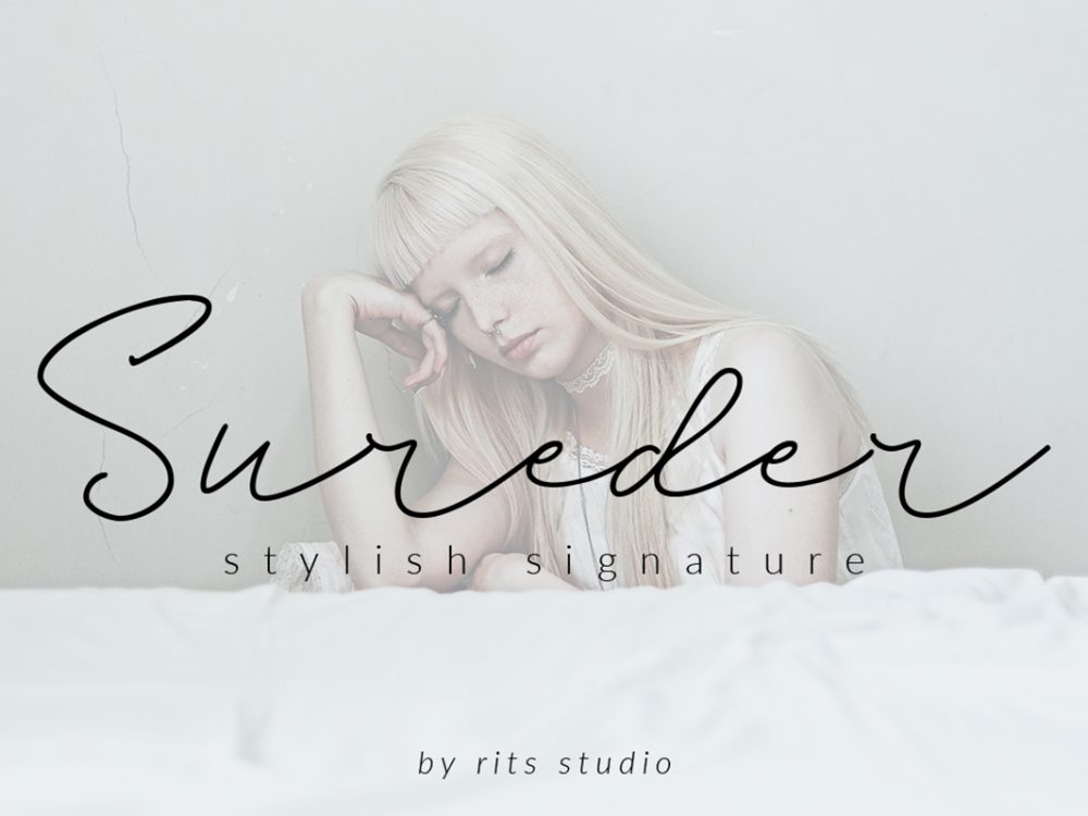 Sureder Stylish Script Font