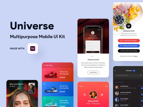 Universe Mobile UI Kit