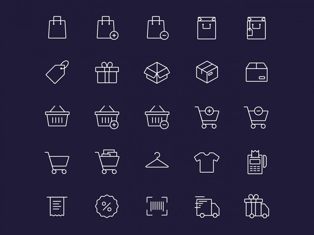 Vector Shopping Icons