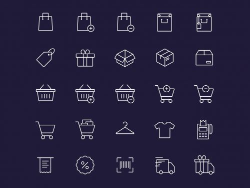 Vector Shopping Icons