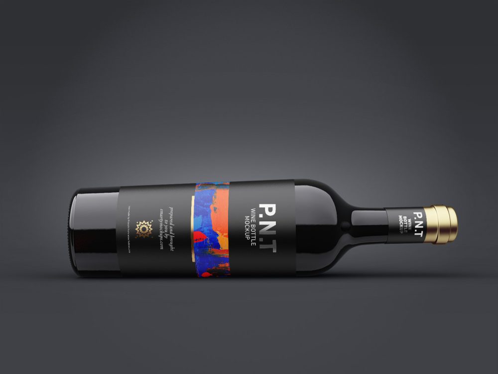 Wine Bottle Mockup