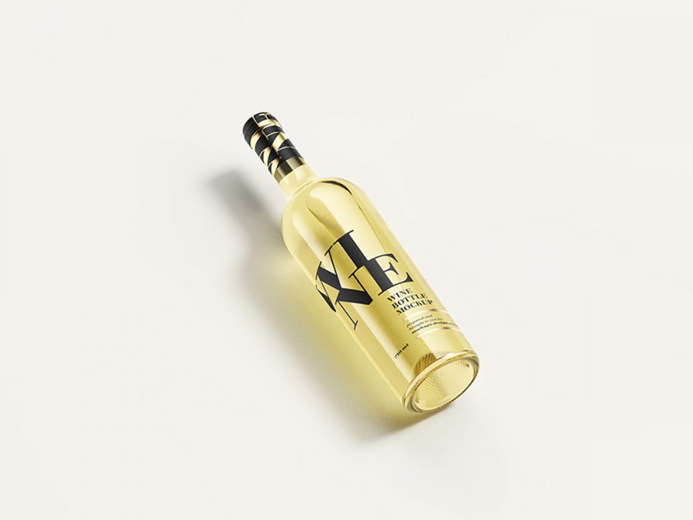Wine Bottle Mockup