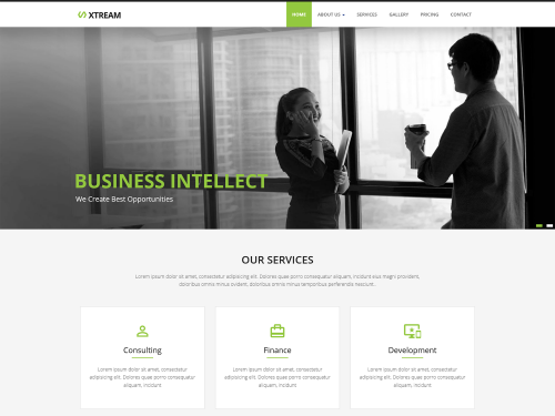 Xtream Corporate Responsive Website Template