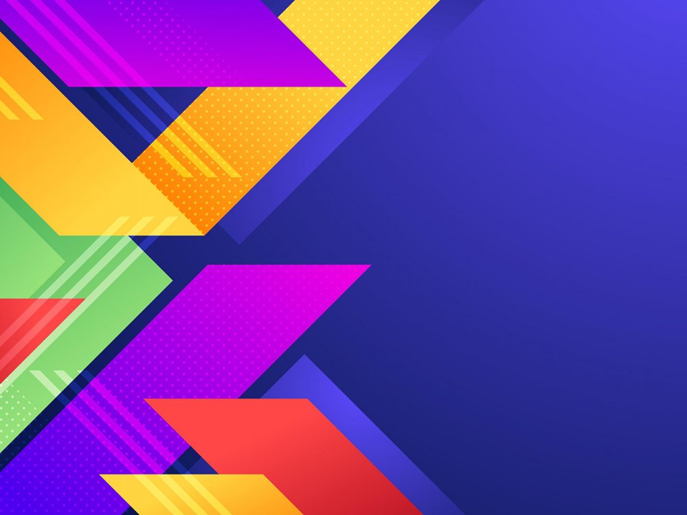 Abstract Colorful Shapes Background