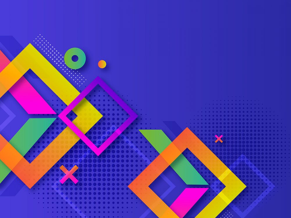 Abstract Colorful Shapes Background