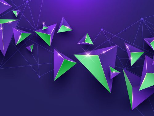 Abstract Colorful Shapes Background