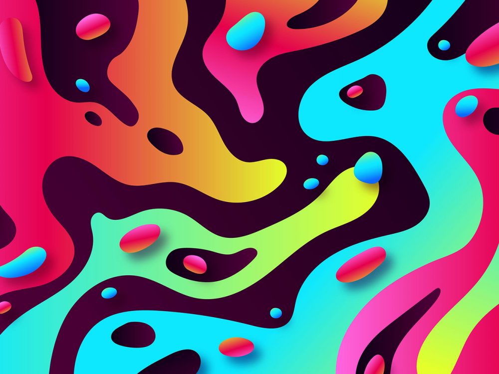 Abstract Colorful Shapes Background