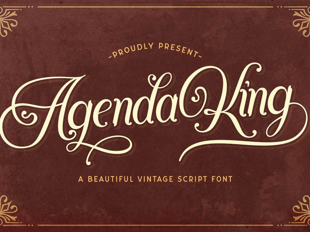 Agenda King Free Font
