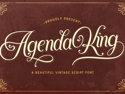 Agenda King Free Font