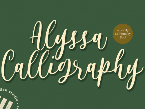 Alyssa Calligraphy Free Font