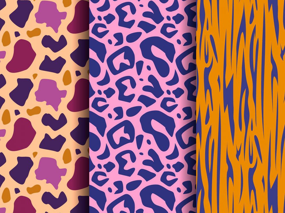 Animal Print Pattern Set