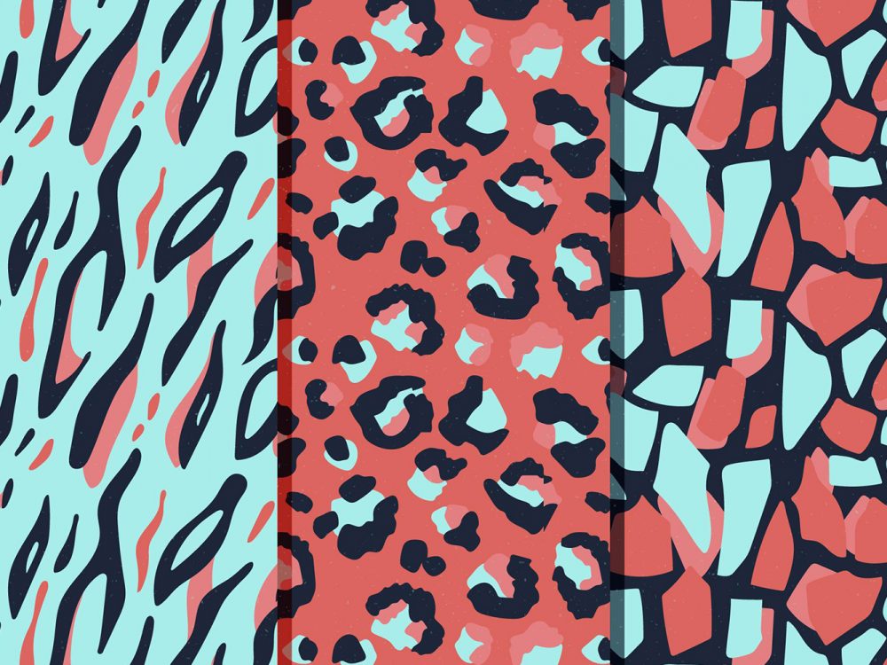 Animal Print Pattern Set