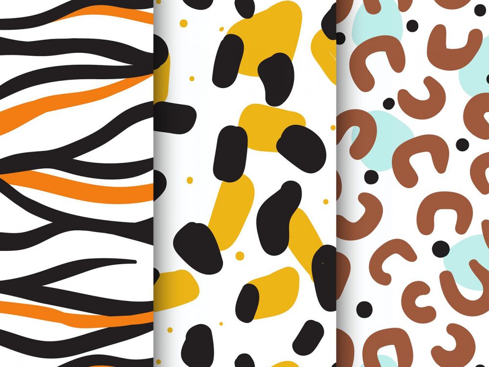 Animal Print Pattern Set
