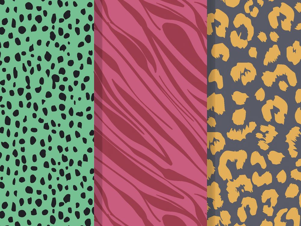 Animal Print Pattern Set