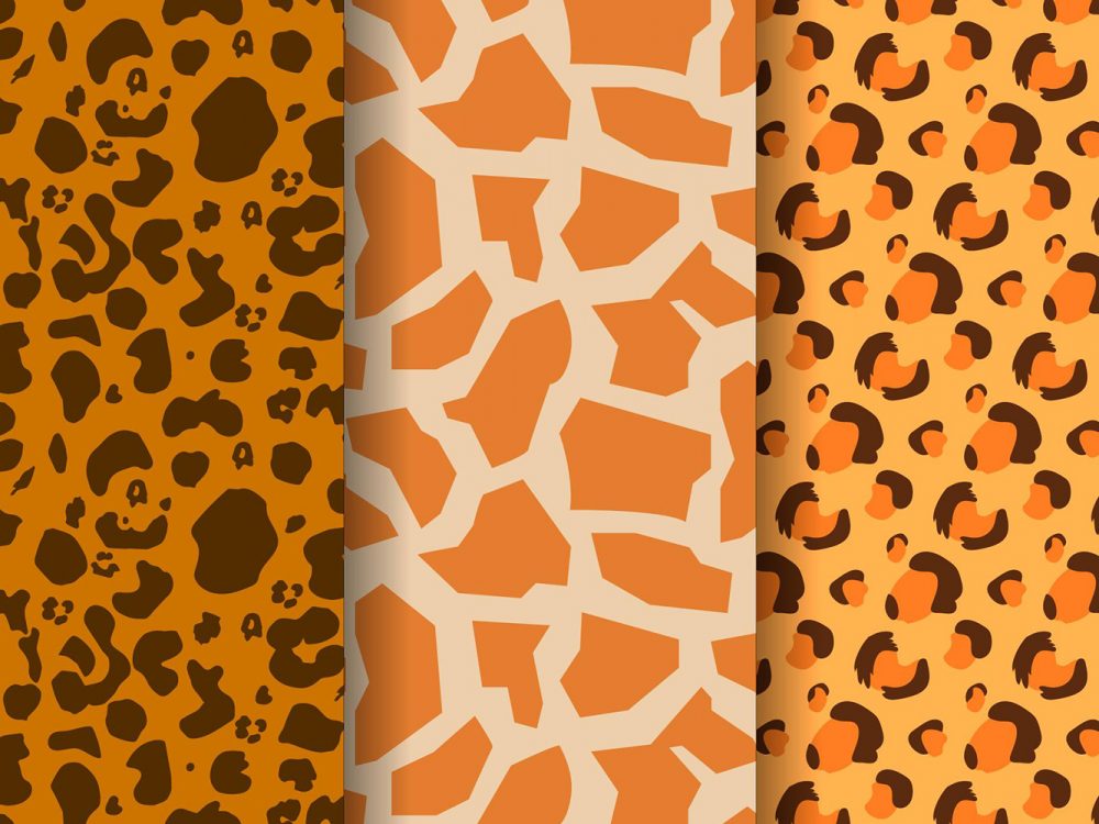 Animal Print Pattern Set