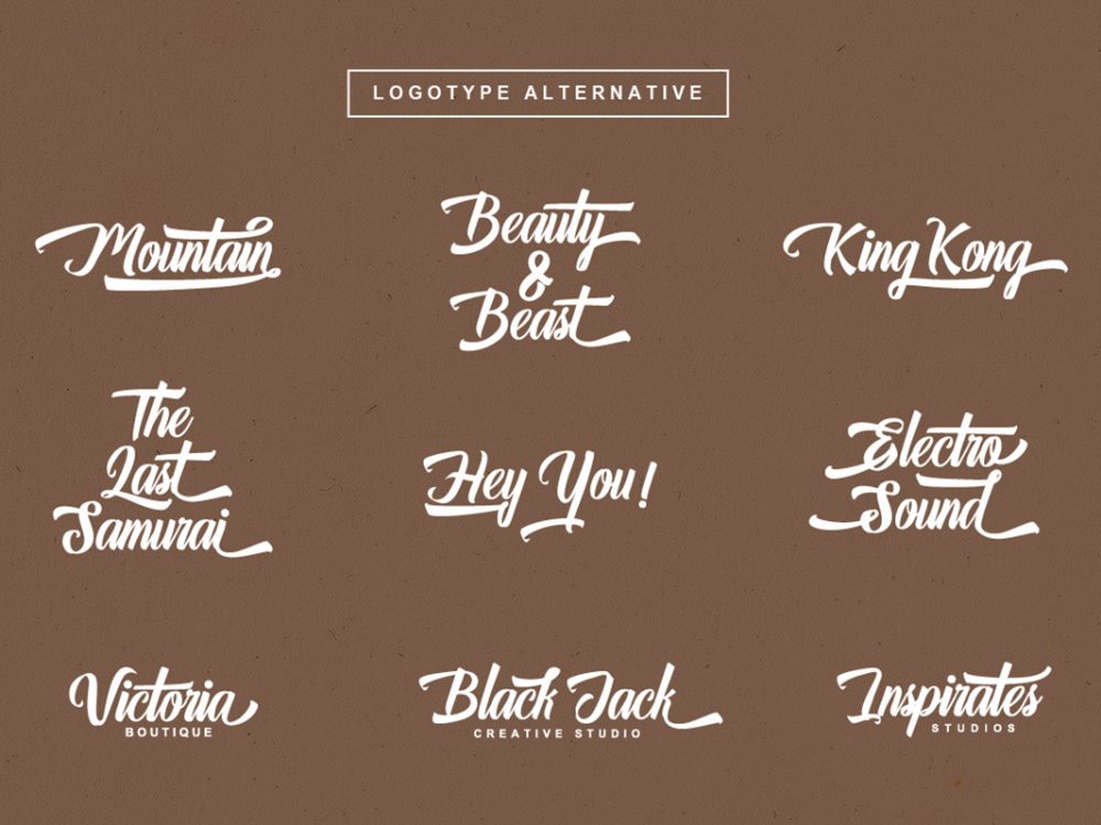 Auntekhno Script Free Font