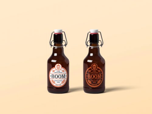 Beer Bottle Mockup