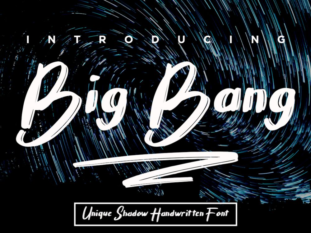 Big Bang Free Font