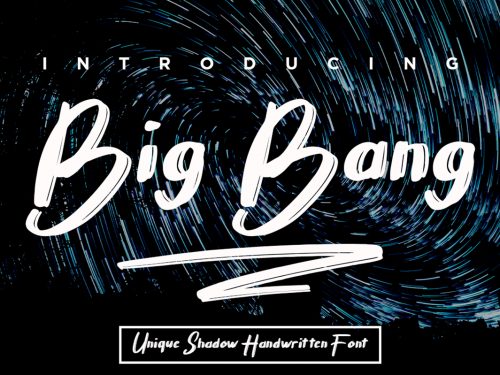 Big Bang Free Font