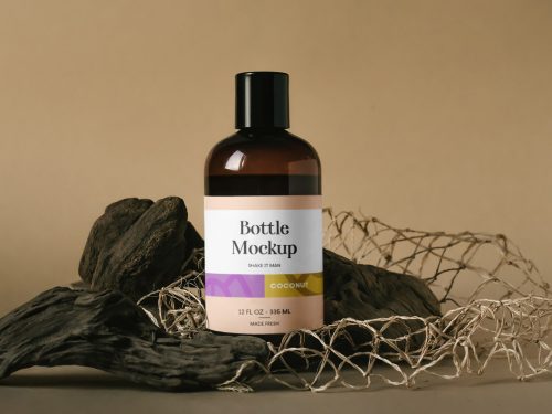 Big Plastic Bottle Mockup