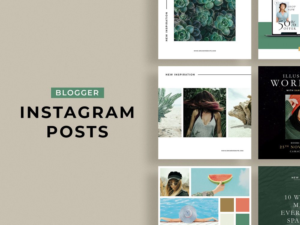 Blogger Instagram Banner Pack
