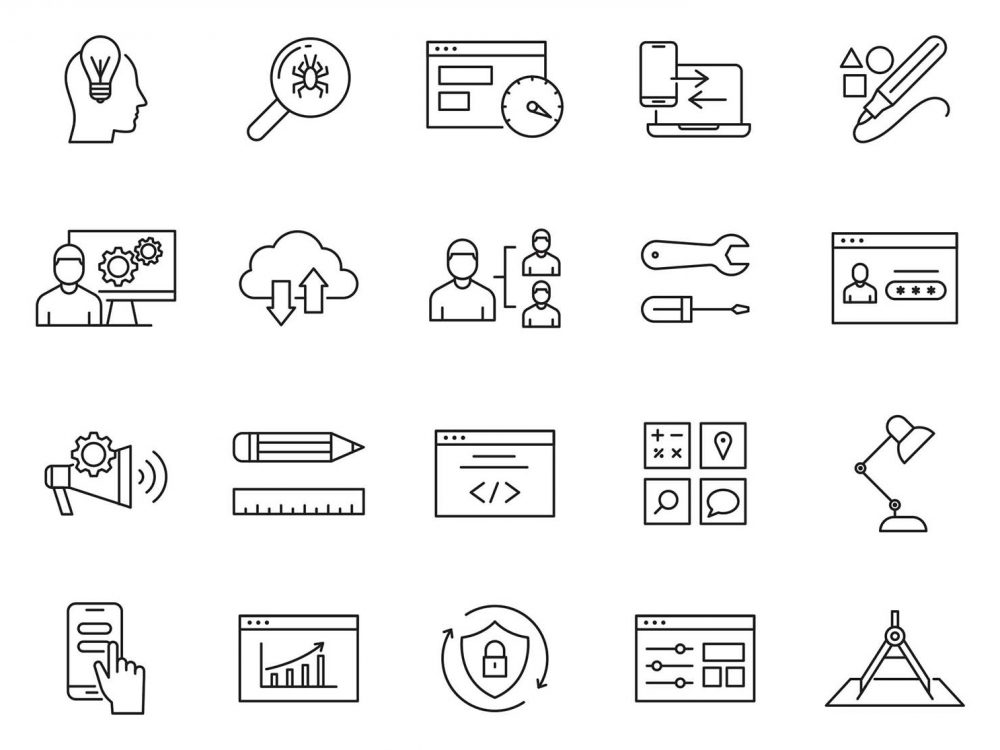 Design & Development Icons