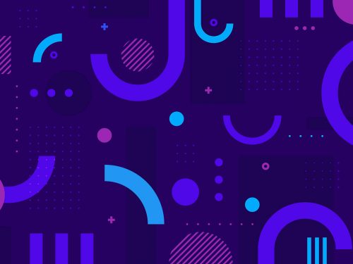 Flat Colorful Geometric Background