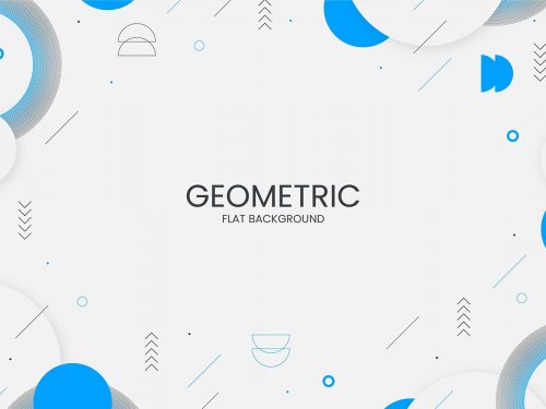 Flat Geometric Background