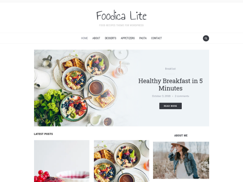 Foodica Lite WordPress Theme