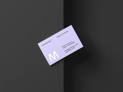 Free Business Card Mockup