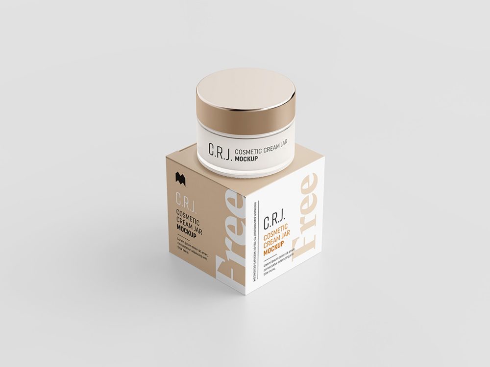 Free Cosmetic Packaging Mockup