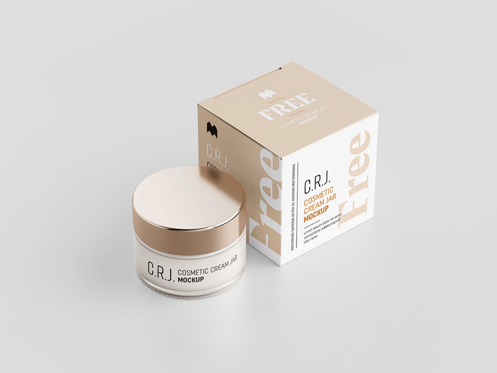 Free Cosmetic Packaging Mockup