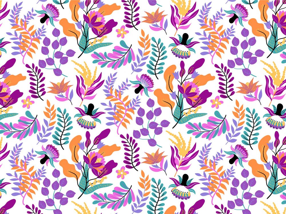 Free Floral Watercolor Pattern