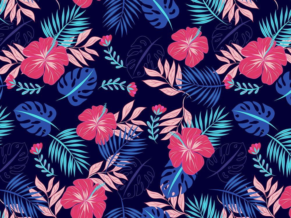 Free Floral Watercolor Pattern