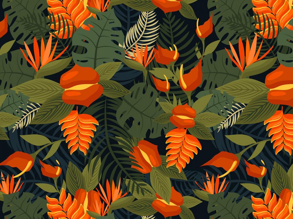 Free Floral Watercolor Pattern