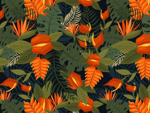 Free Floral Watercolor Pattern