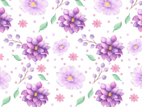 Free Floral Watercolor Pattern