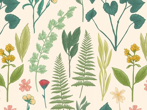 Free Floral Watercolor Pattern