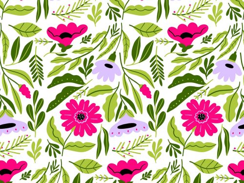 Free Floral Watercolor Pattern