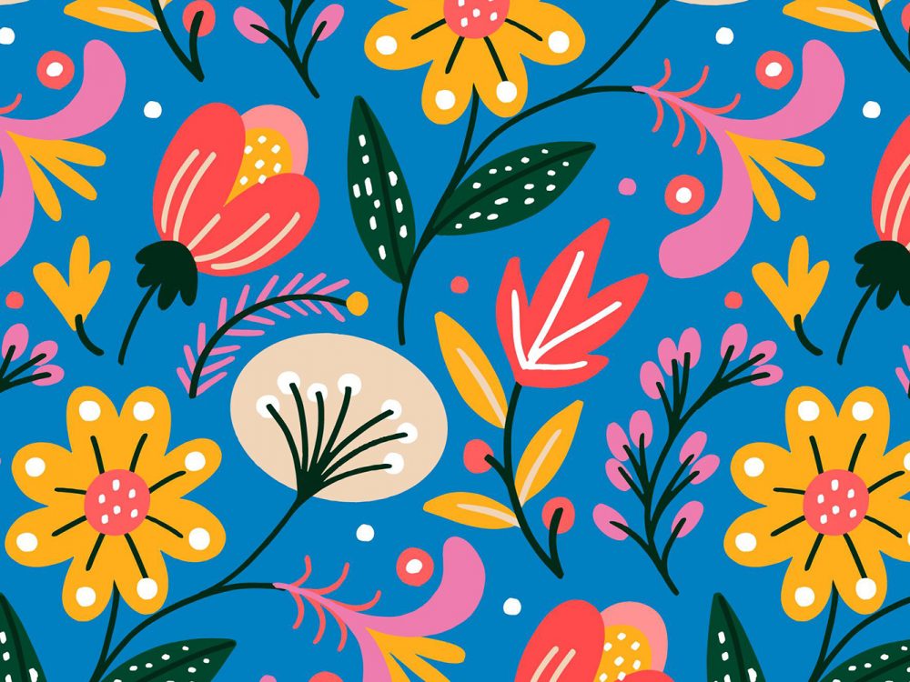 Free Floral Watercolor Pattern