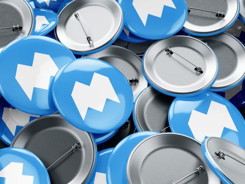 Free Pin Button Mockup