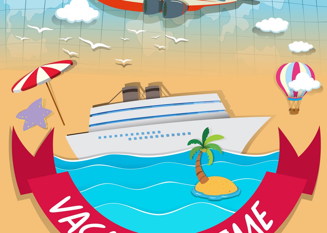 Free Summer Vacation Illustration
