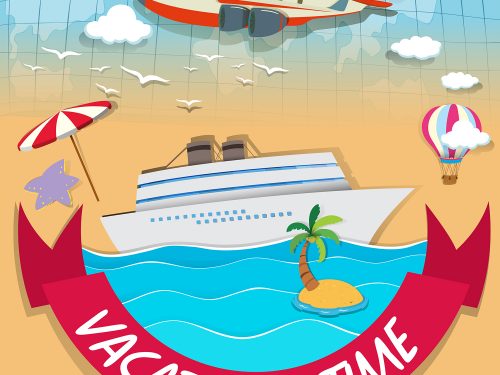 Free Summer Vacation Illustration