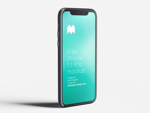 Free iPhone 11 Pro PSD Mockup