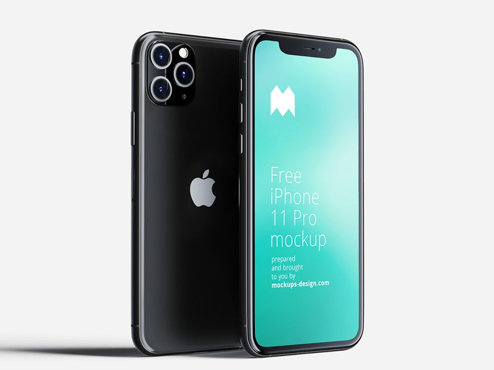 Free iPhone 11 Pro PSD Mockup