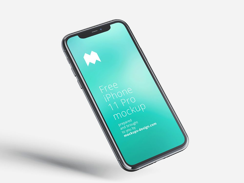 Free iPhone 11 Pro PSD Mockup