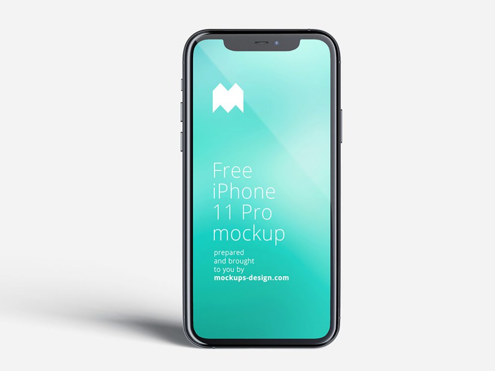 Free iPhone 11 Pro PSD Mockup